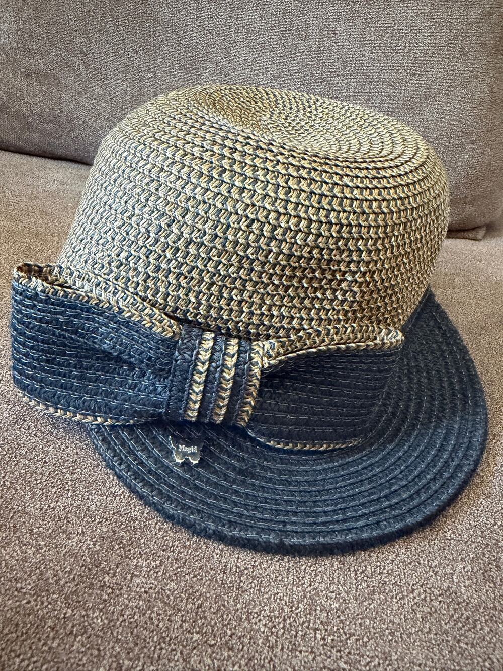 Cloche woven Hat with Brim unique look